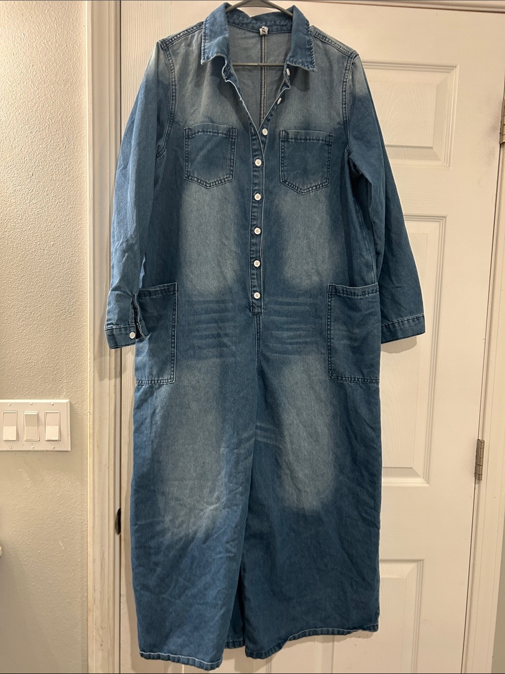 Uoozee Denim Jumpsuit - Blue
